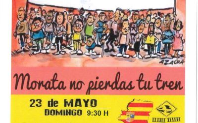 Nueva concentración en defensa del tren el domingo 23 de mayo a las 9:30 horas en el andén de la estación