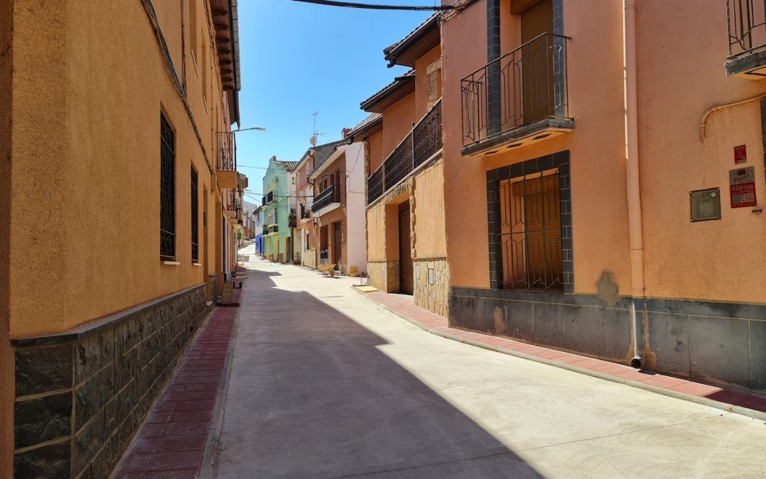 Culminan diversas obras de mejora en las calles de Morata