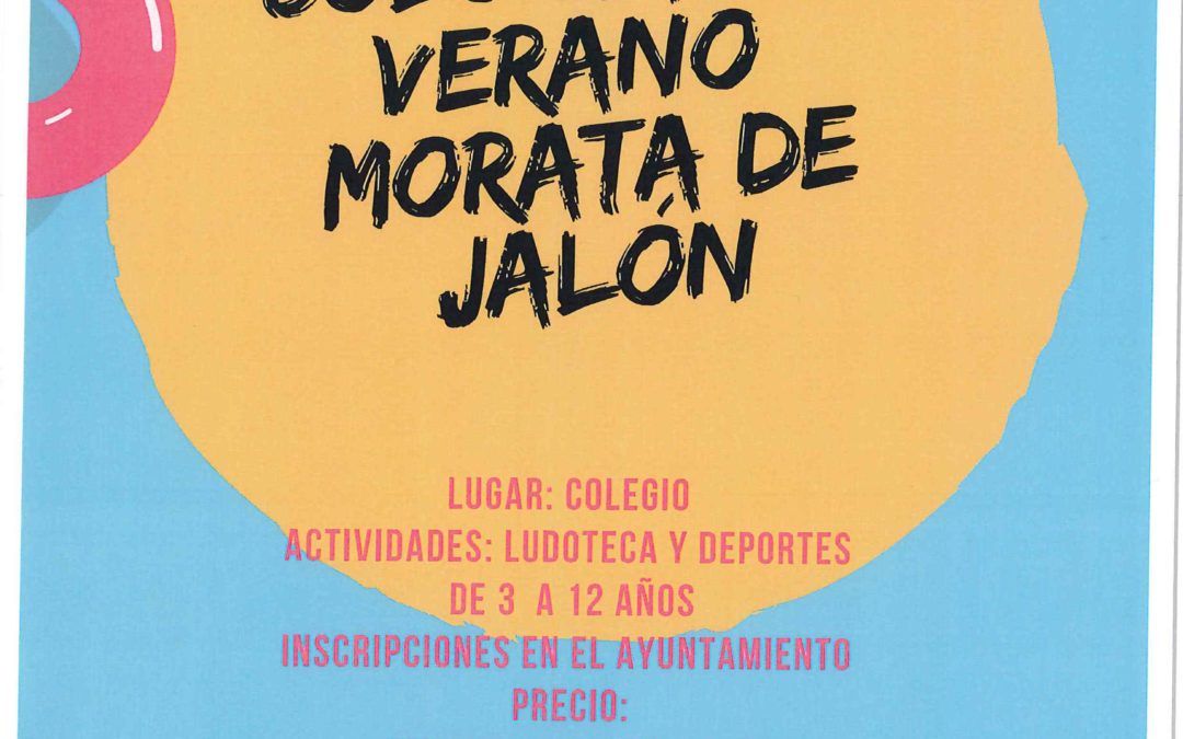 Colonias de verano en Morata de Jalón