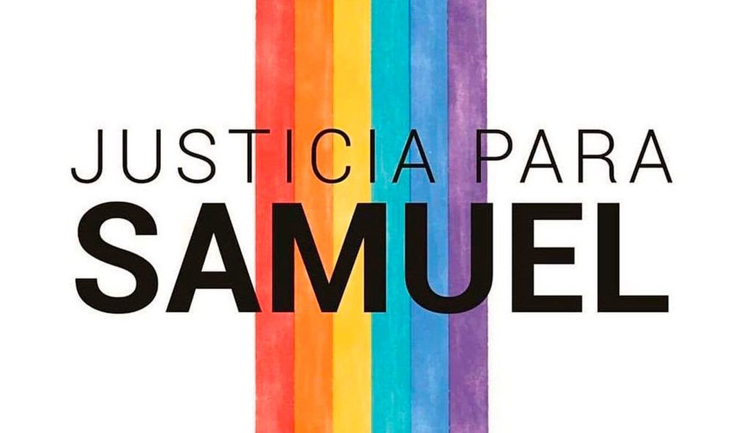 Concentración en repulsa del asesinato homófobo de Samuel Luiz