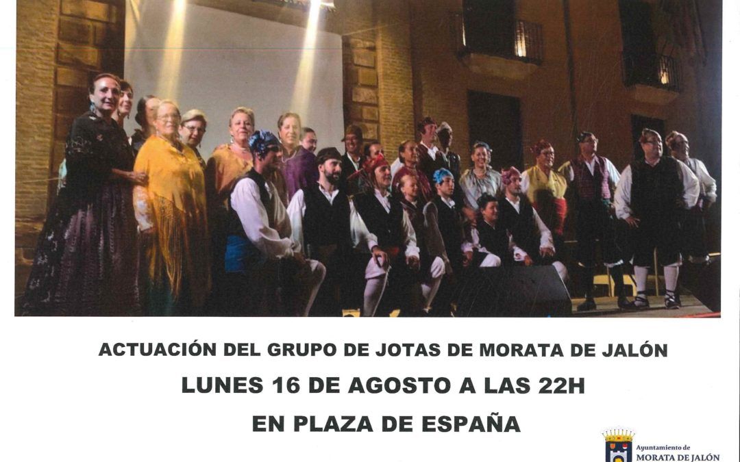 Actuación del Grupo de Jotas de Morata de Jalón