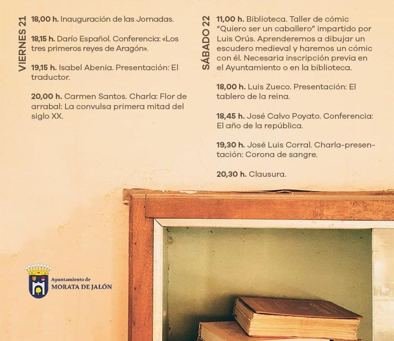 Las Jornadas de Novela Histórica de Morata llegan a su séptima edición
