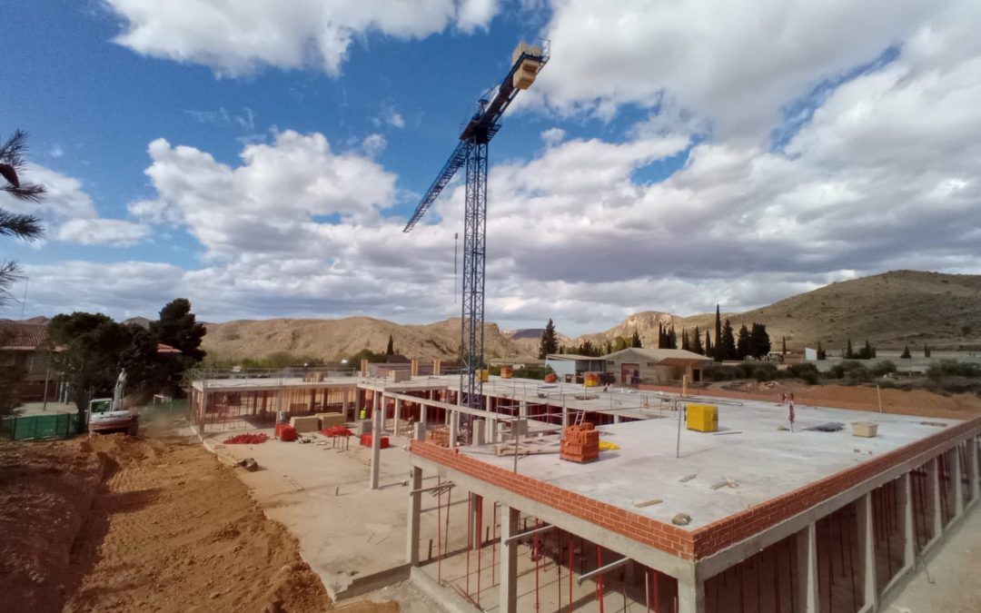 Avanzan las obras para la residencia de la tercera edad de Morata de Jalón